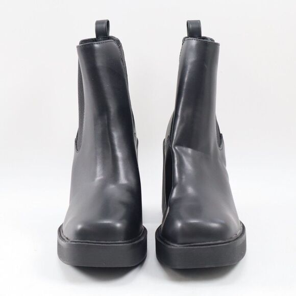 🔥NEW Mia Dru Faux Leather Platform Chelsea Ankle Booties, Black 8US MSRP$80🔥 - Picture 3 of 10